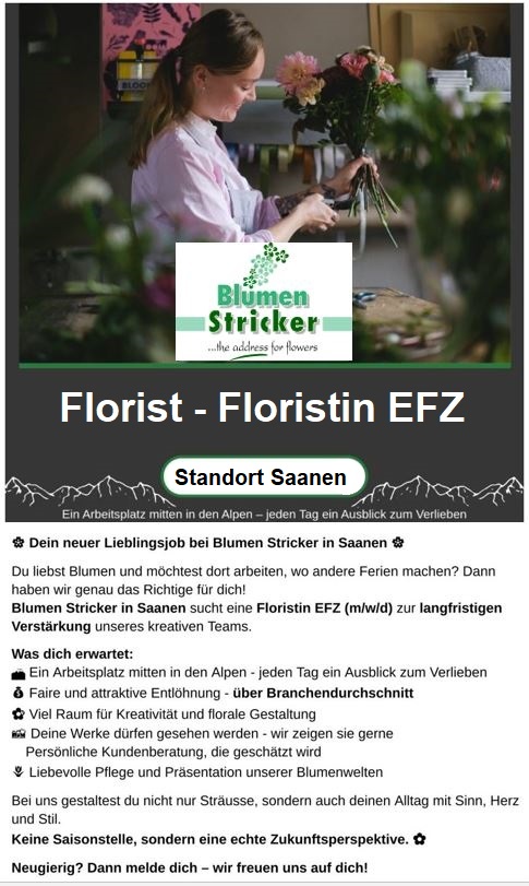 Floristin Bild und Text